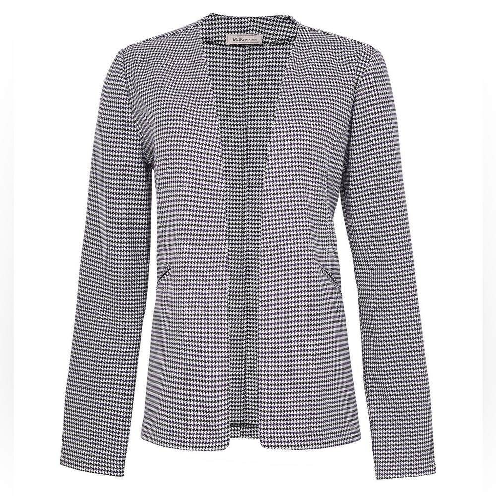 BCBGMaxazris Liv Plaid Blazer Jacket